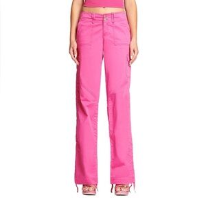 Vibrant Pink Flare Pants
